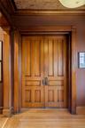 Detailed view of wood finished floors