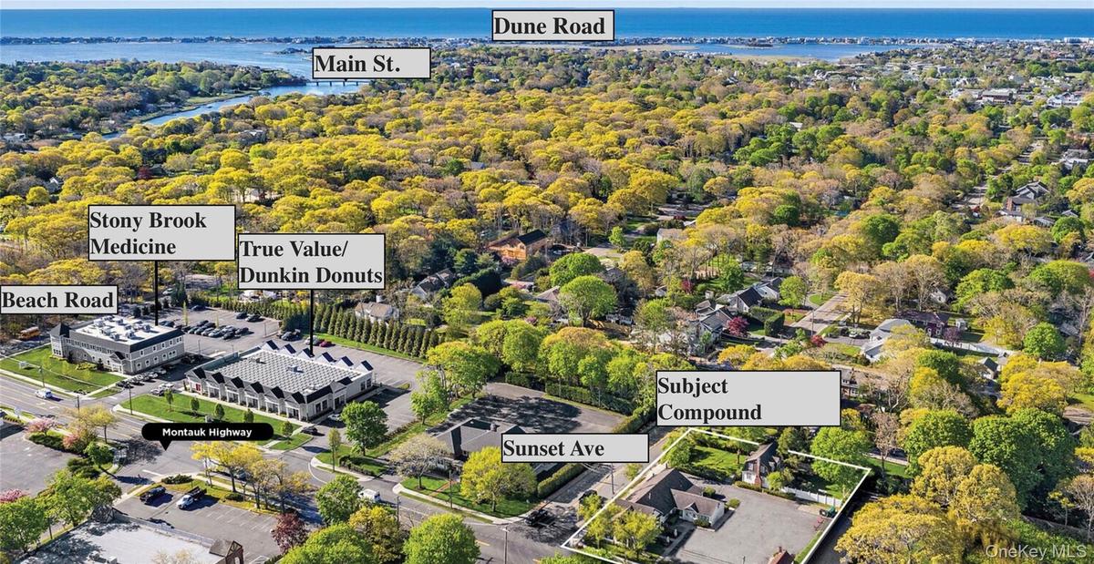View of property location featuring a large body of water and property boundaries highlighted