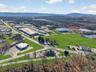 Drone / aerial view of a mountainous background