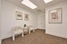 Sitting room with crown molding