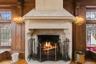 sandstone fireplace