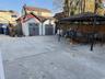 Garage featuring a shed