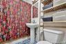 Full bathroom with a shower with curtain