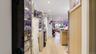 Hall with recessed lighting and light wood-style flooring