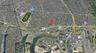 Aerial map of property and surrounding area