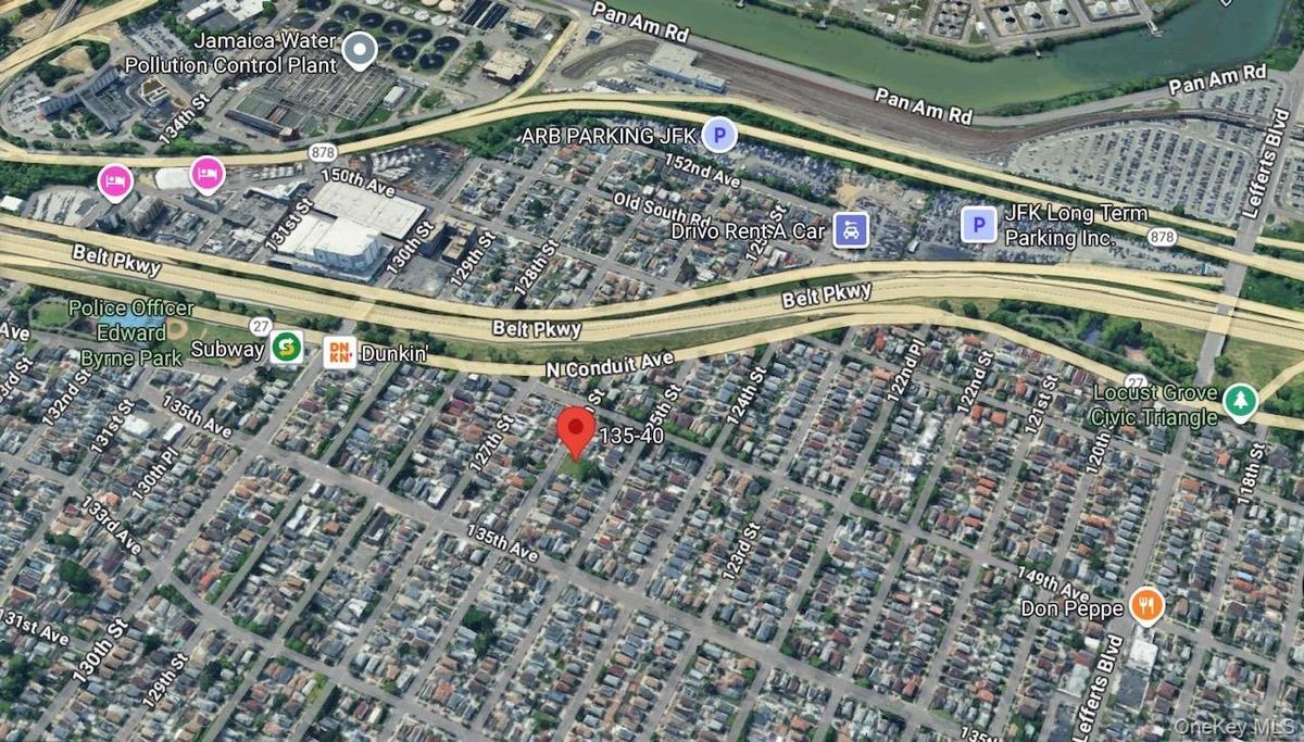 Aerial view of property's location