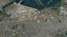 Aerial map of property and surrounding area