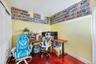 Office with hardwood / wood-style flooring and baseboards