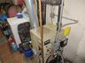 Laundry view of a heating unit and washer / clothes dryer