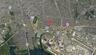 Aerial overview of property's location