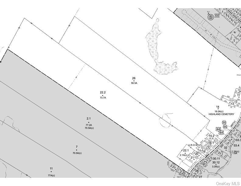 Map of parcels