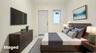 Bedroom featuring baseboards