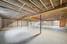 View of unfinished basement. For Marketing Purposes!