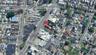 Aerial overview of property's location featuring property boundaries highlighted