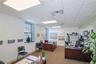Office space featuring a drop ceiling