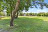 View of yard with view of wooded area