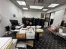 Office space with a drop ceiling