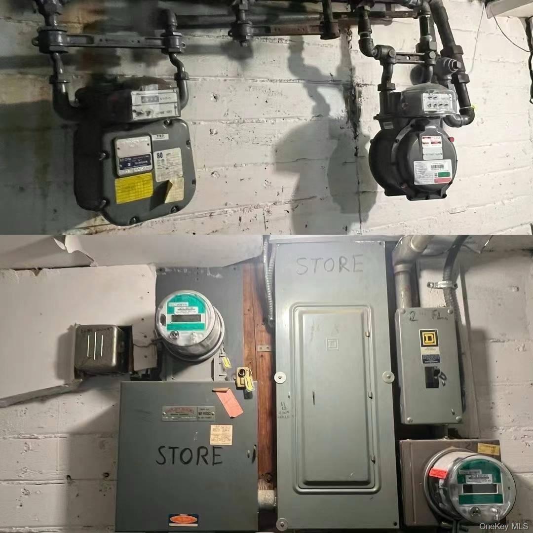 Utility room with electric panel