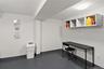Finished below grade area with baseboards