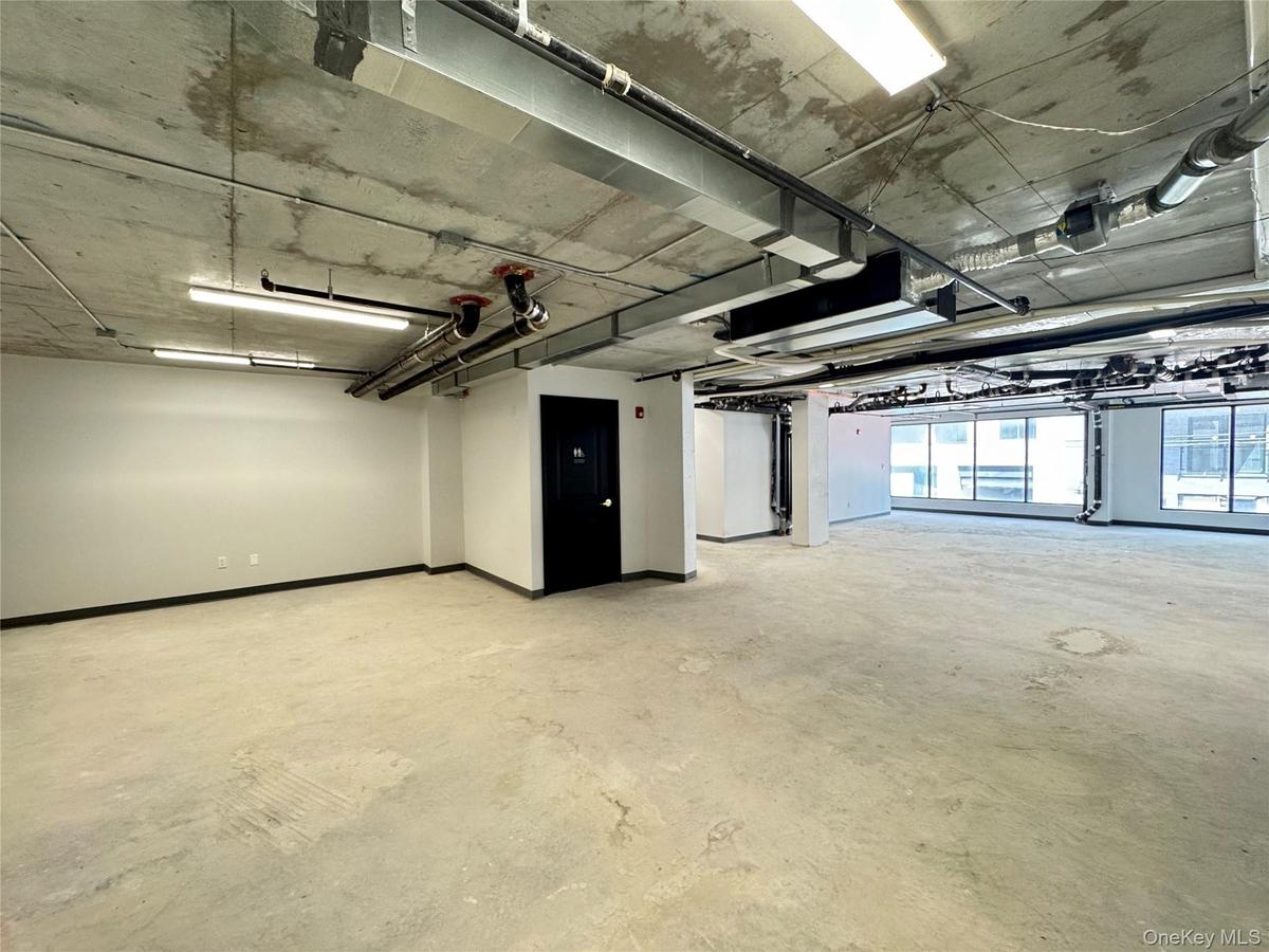 Garage with baseboards
