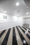 View of finished basement