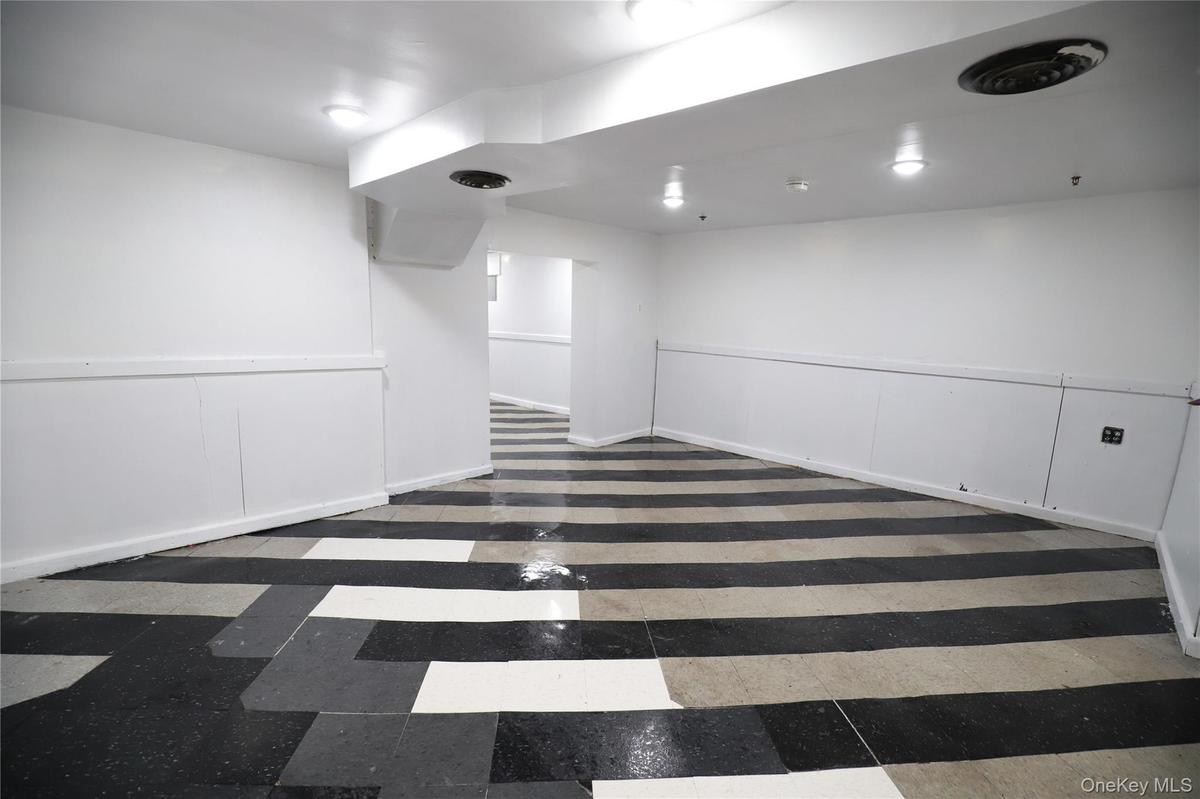 View of finished basement