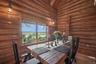Dining area overlooking the magical property