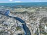 Bird's eye view with a Delaware River water view