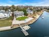 Drone / aerial view of a nearby body of water