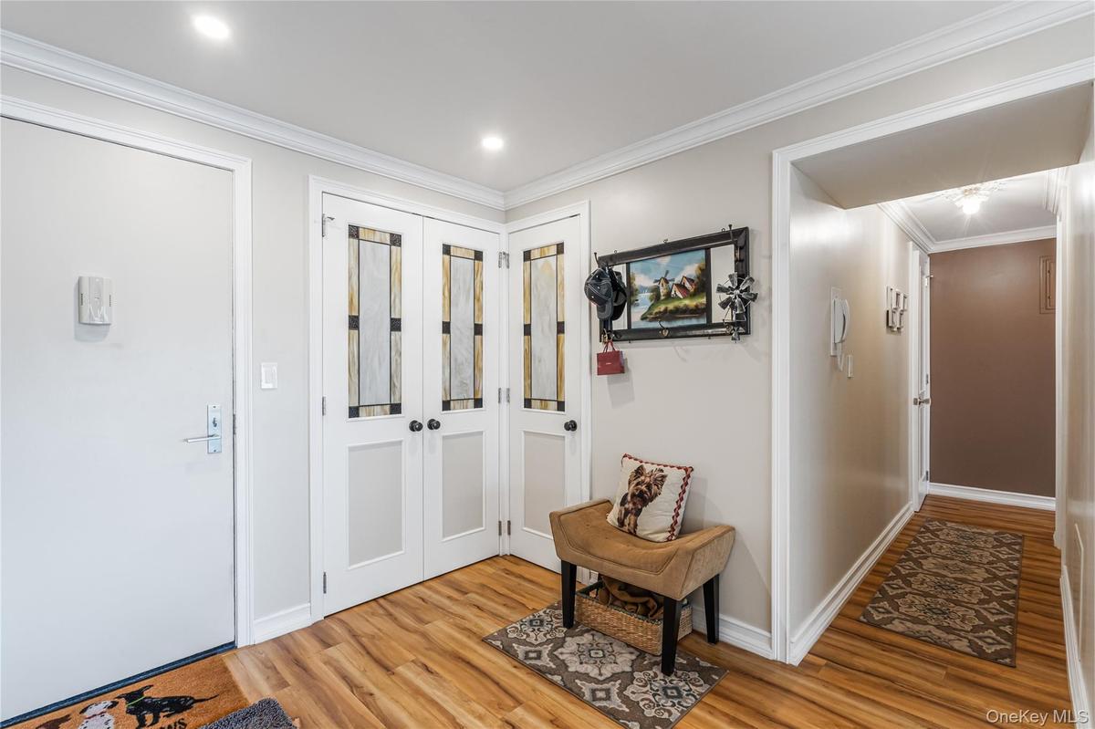 Entryway with Closets