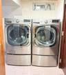 Laundry room featuring washing machine and dryer