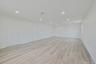 Empty room featuring recessed lighting and light wood finished floors