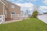 View of yard with a deck