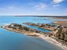Drone / aerial view of a nearby body of water