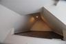 Extra attic space which could be used to fit a lofted bed, or a private playroom.