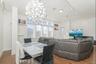 with dining area