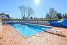 Pool & large patio area
