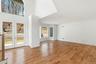 Well-sized dining room can seat up to 10.