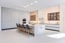Custom Kitchen Cabinetry | Black Hardware | Under-Cabinet Lighting | Designer Finishes