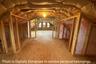 View of unfinished attic