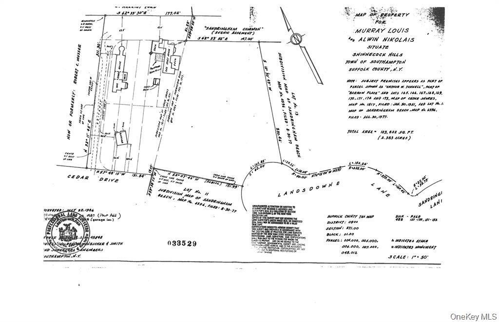 Survey map