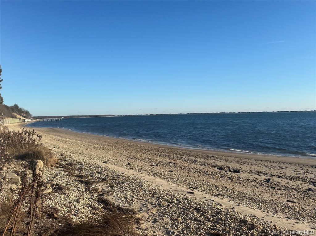 Water view with local beach