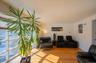 Living area featuring light wood-type flooring