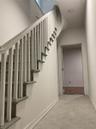 Stairs with baseboards