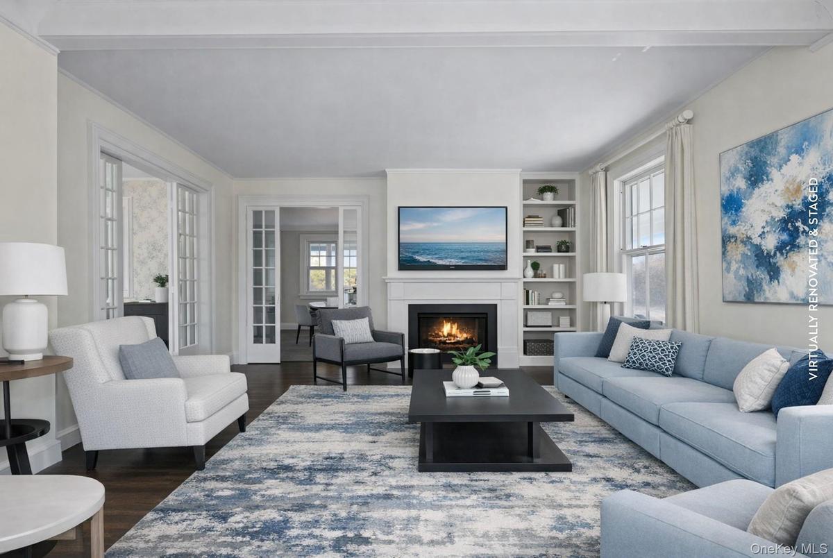 Virtually Staged Living Room