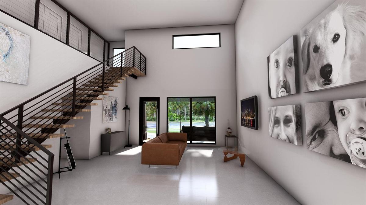 Renderings may include digital enhancements and/or virtual staging for illustrative purposes