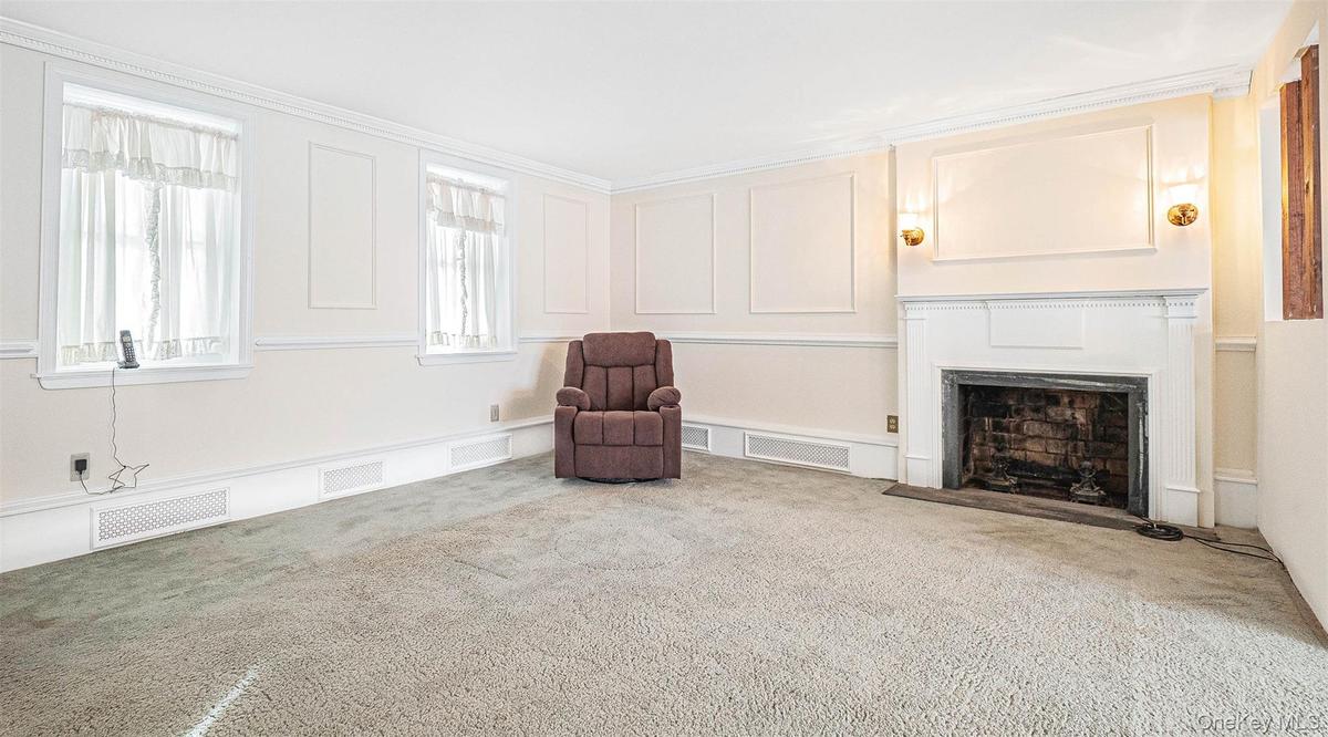 Living Room with Fireplace
