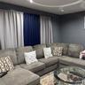 Living room featuring recessed lighting