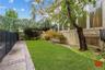 View of fenced backyard
