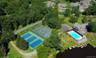 View of Pool, Tennis and Pickleball Court.